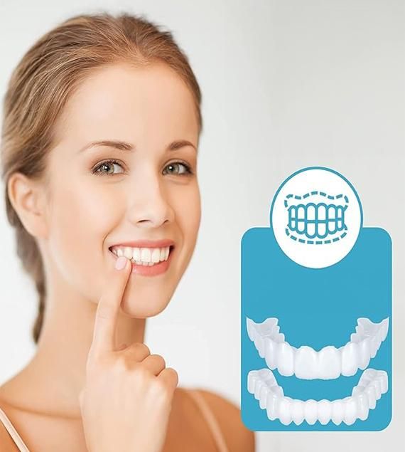 😍Instant and Confident on Smile Fit Flex Cosmetic Teeth Denture Teeth😍