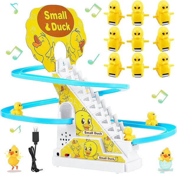 Stair Climbing Ducklings Race Track Set